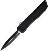 EOS Auto Harpoon OTF Black AUTO BLACK 2 TONE HEX DAGGER by EOS