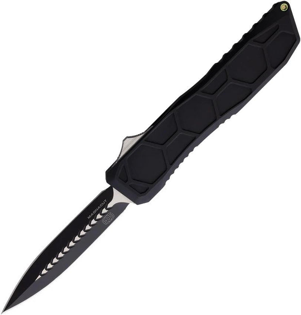 EOS Auto Harpoon OTF Black AUTO BLACK 2 TONE HEX DAGGER by EOS