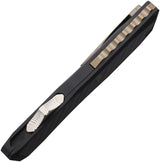 EOS Auto Harpoon OTF Dagger - MagnaCut Steel Blade With Carbon Fiber Onlay And Black Aluminum Handle by EOS