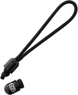 EOS Pill Bead Lanyard Black - Conceals Knot With Two-Piece Screw-Together Bead Aluminum Construction by EOS