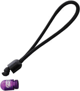 EOS Pill Bead Lanyard Black Purple - Aluminum Two-Piece Bead Conceals Knot for Sleek Security by EOS