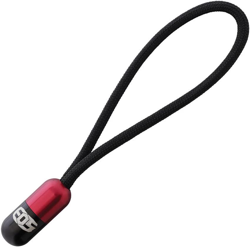 EOS Pill Bead Lanyard Black/Red PILL BEAD BLK/RED by EOS