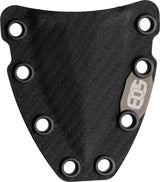 EOS Aztec Push Dagger Satin Blade - Flame Anodized Titanium Handle, Full Tang, Double Edged AEB-L Blade by EOS