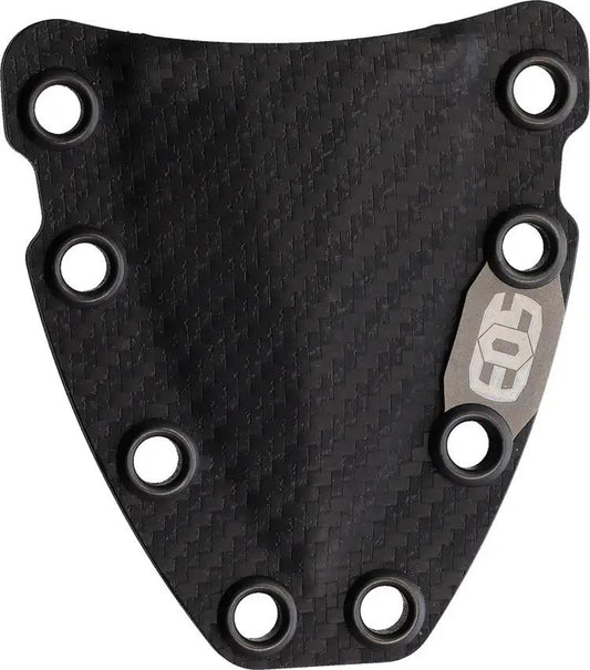 EOS Aztec Push Dagger Satin Blade - Flame Anodized Titanium Handle, Full Tang, Double Edged AEB-L Blade by EOS