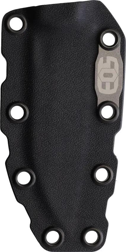 EOS Sandshark Fixed Blade Knife - Black G10 Handle 3.5in AEBL Blade Full Tang for Durability by EOS