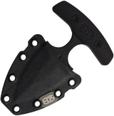 EOS Aztec Push Dagger Black - Black Coated AEB-L Double Edge Blade With G10 Handle And Kydex Sheath by EOS