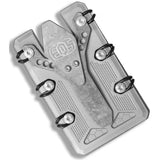 EOS Titanium 2.5 Wallet Bead Blast - Thumb Slot Bottle Opener For Easy Card And Cash Carry by EOS