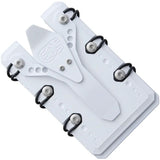 EOS Titanium 2.0 Wallet White Cerakote - Slim Card Holder With Thumb Slot Bottle Opener And 25 Card Capacity by EOS