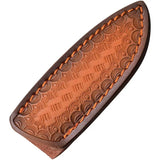 Elk Ridge ER-111RDM Fixed Blade Knife - Damascus Steel Blade, Rosewood Handle, Full Tang by Elk Ridge
