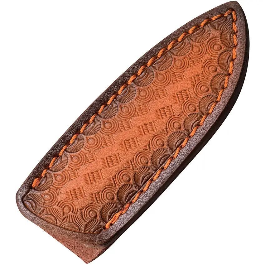 Elk Ridge ER-111RDM Fixed Blade Knife - Damascus Steel Blade, Rosewood Handle, Full Tang by Elk Ridge