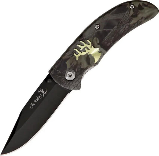 Elk Ridge Camo Linerlock ER118CA by Elk Ridge