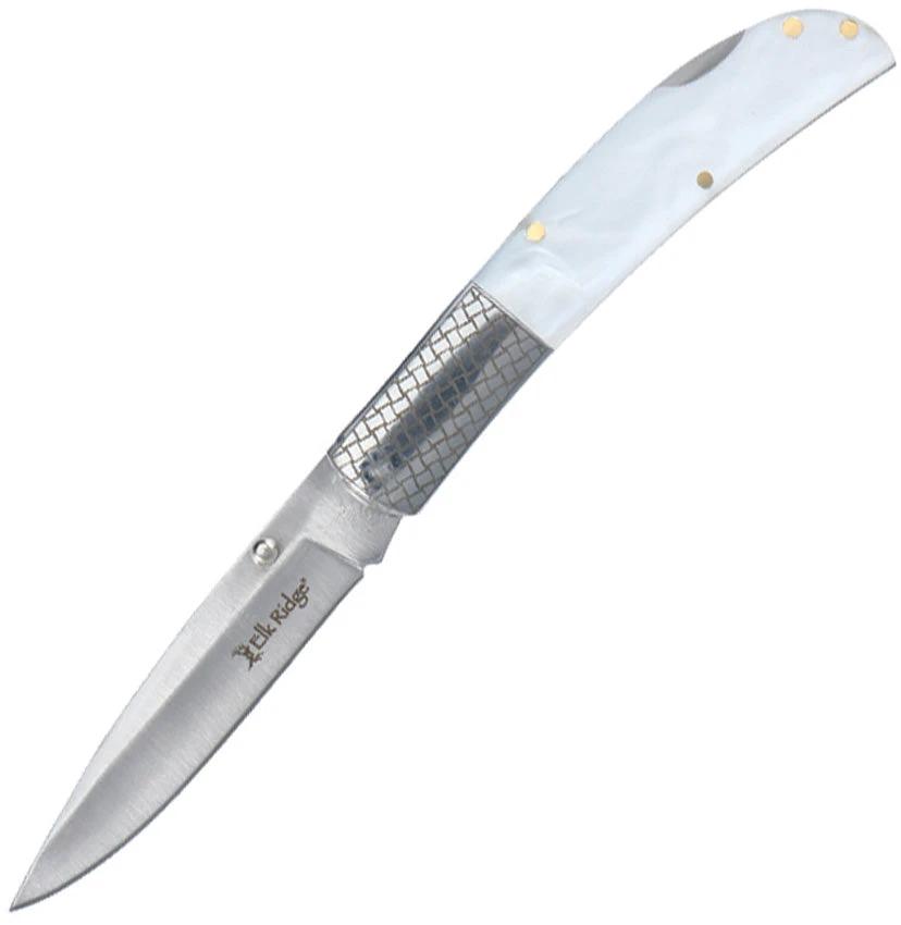 Elk Ridge Lockback White ER-2006WH by Elk Ridge