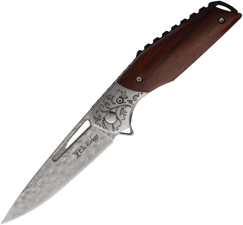 Elk Ridge Linerlock Damascus ER-2008DM by Elk Ridge
