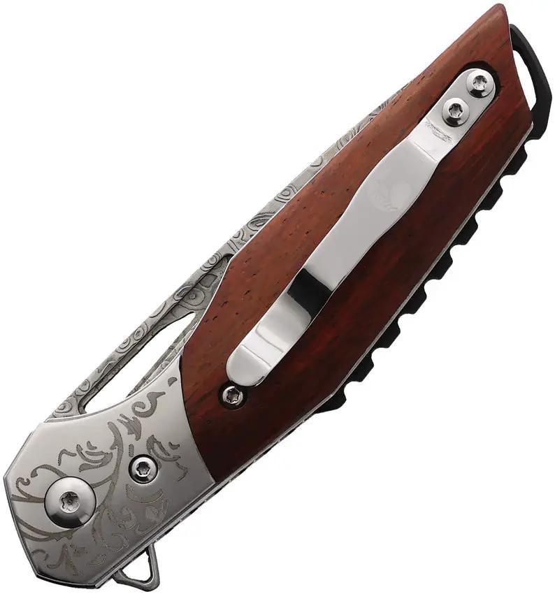 Elk Ridge Linerlock Damascus ER-2008DM by Elk Ridge