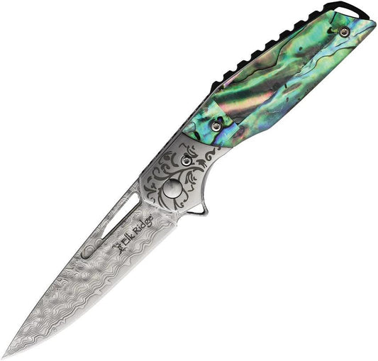 Elk Ridge Linerlock Abalone ER-2010DM by Elk Ridge
