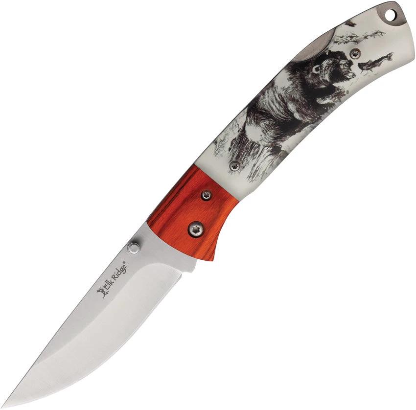 Elk Ridge Lockback Bear ER-2012BR by Elk Ridge
