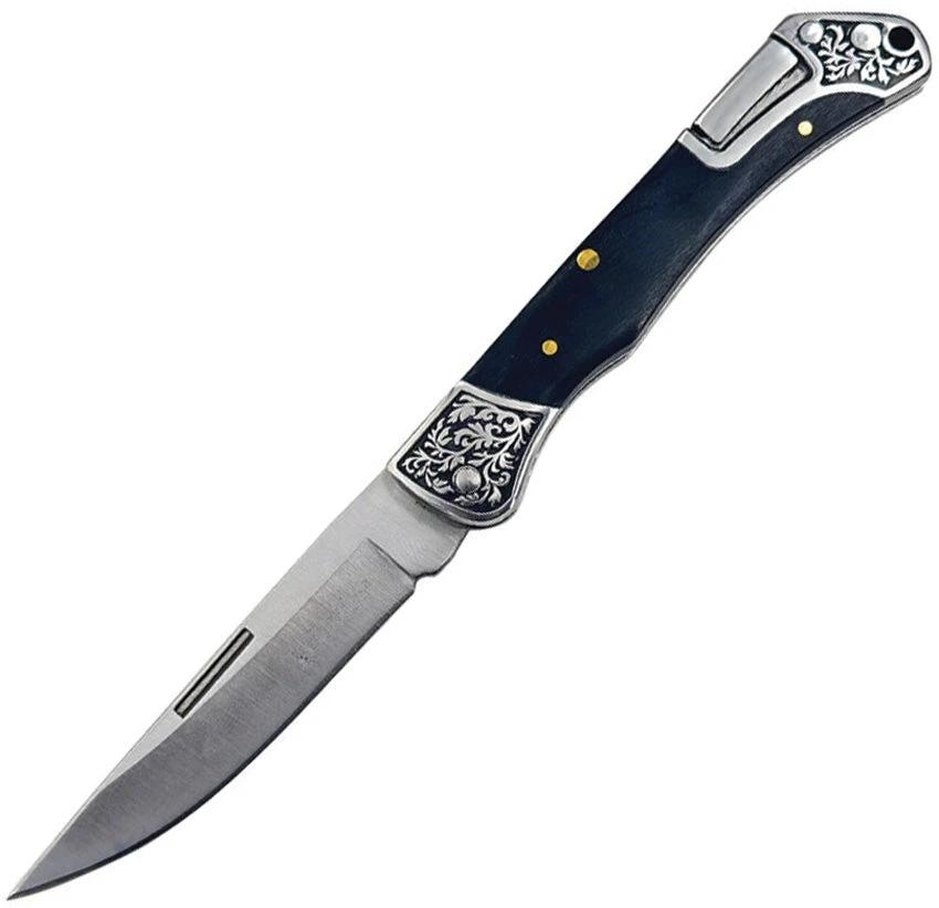 Elk Ridge Lockback Black Wood ER-2027BK by Elk Ridge