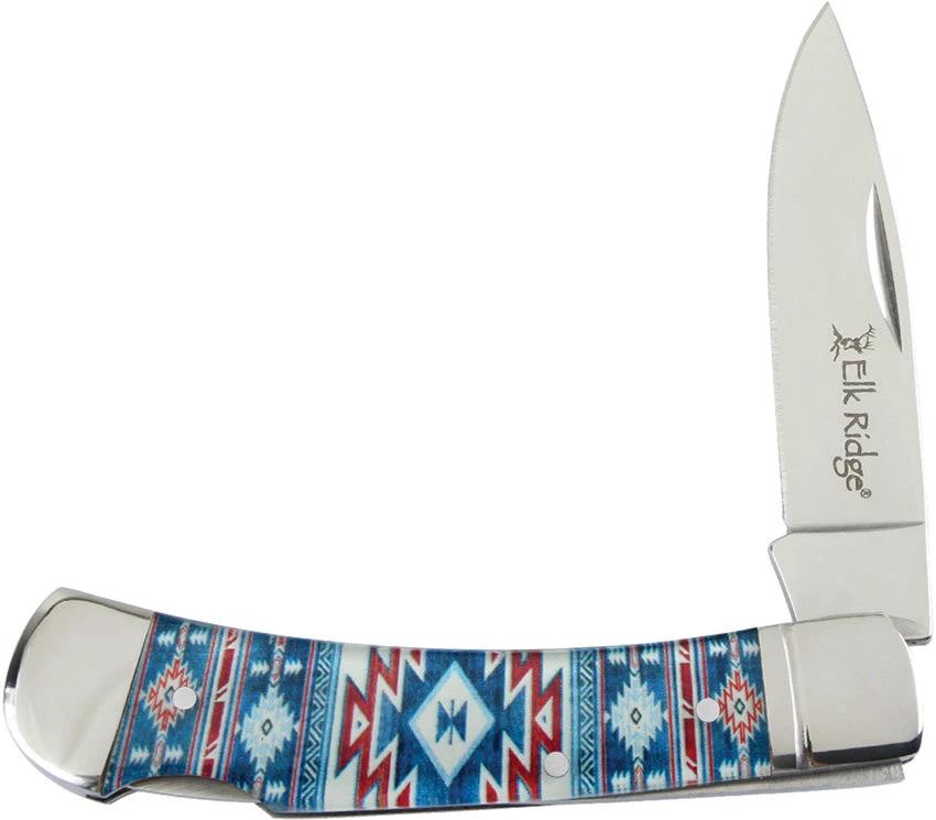 Elk Ridge Lockback Blue SW ER-42451-BL by Elk Ridge