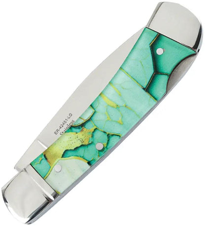 Elk Ridge Lockback Light Green ER-42451-LG by Elk Ridge