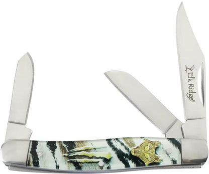 Elk Ridge Stockman Black/White ER-42453-BK by Elk Ridge