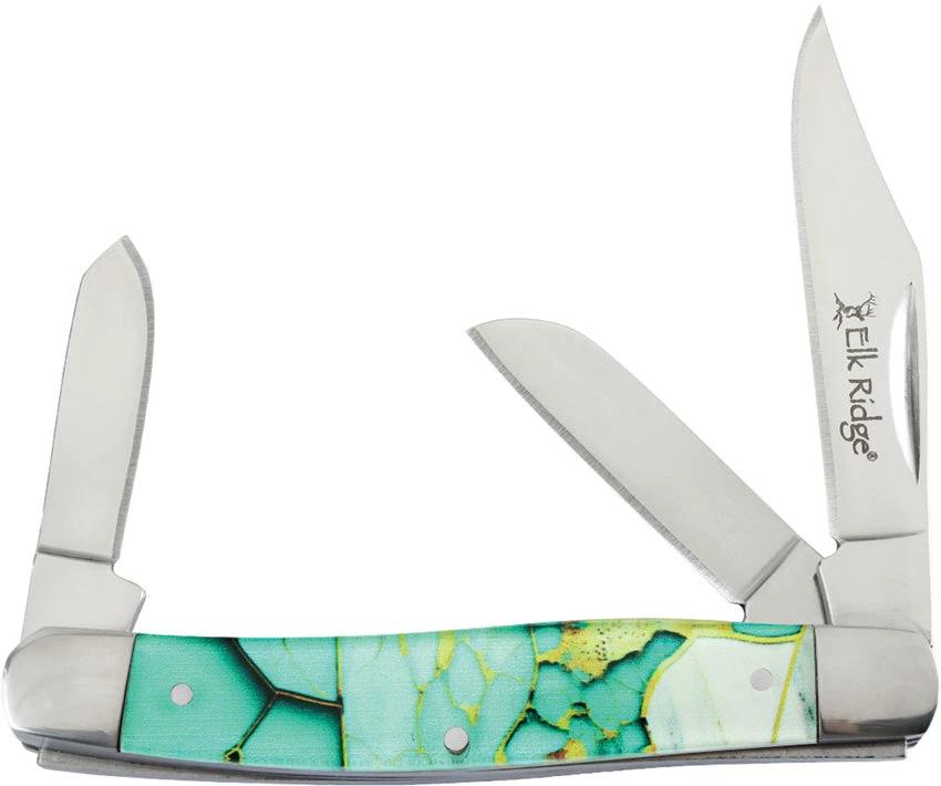 Elk Ridge Stockman Light Green ER-42453-LG by Elk Ridge
