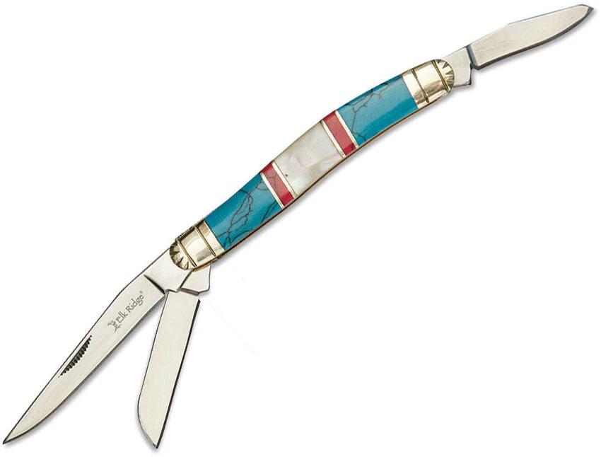 Elk Ridge Small Stockman MOP/Stone ER-953BMOP by Elk Ridge
