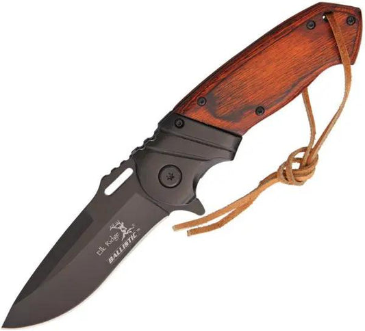 Elk Ridge Ballistic Linerlock A/O ER-A003BW by Elk Ridge