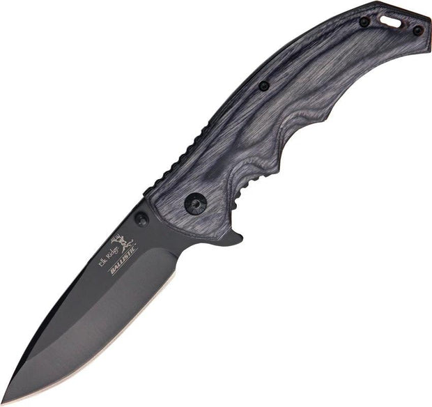 Elk Ridge Ballistic Linerlock A/O Gray ER-A004GY by Elk Ridge
