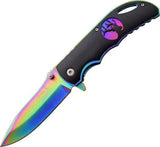 Elk Ridge Linerlock A/O Rainbow ER-A008RB by Elk Ridge