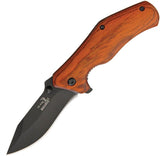 Elk Ridge Linerlock Red Wood A/O ER-A013RW by Elk Ridge