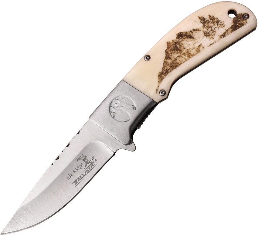 Elk Ridge Linerlock A/O White Bone ER-A168BN by Elk Ridge