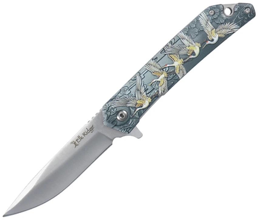 Elk Ridge Wildlife Linerlock A/O Swan ER-A2001SN by Elk Ridge