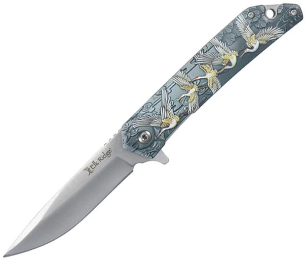 Elk Ridge Wildlife Linerlock A/O Swan ER-A2001SN by Elk Ridge