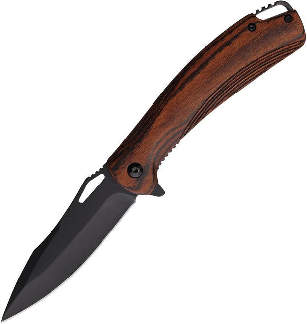 Elk Ridge Linerlock A/O Dark Brown ER-A2002DB by Elk Ridge
