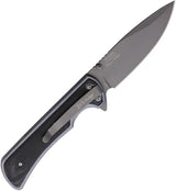 Elk Ridge Linerlock Assisted Opening Gray ER-A2003GY - Bead Blast Stainless Blade And Gray Aluminum Handle by Elk Ridge