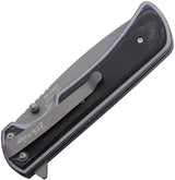 Elk Ridge Linerlock Assisted Opening Gray ER-A2003GY - Bead Blast Stainless Blade And Gray Aluminum Handle by Elk Ridge