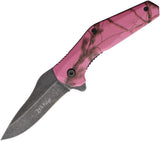 Elk Ridge Camo Linerlock A/O Dk pink ER-A2008DPK by Elk Ridge