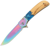 Elk Ridge Linerlock A/O Wood ER-A2022BL by Elk Ridge