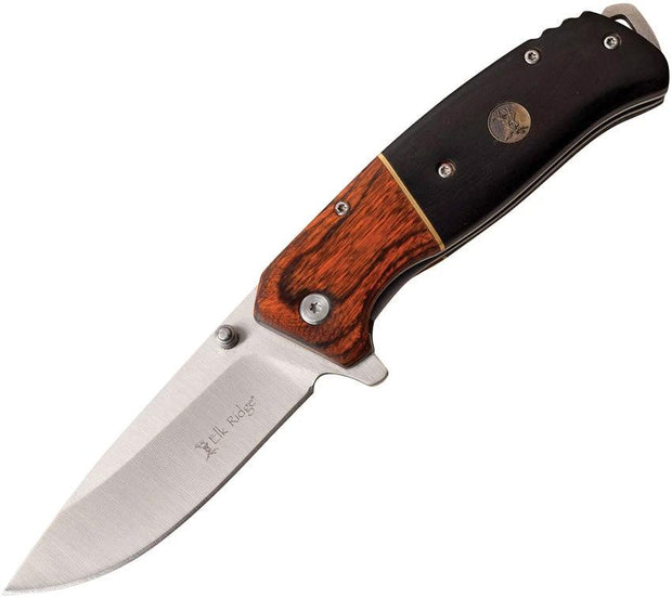 Elk Ridge Linerlock A/O Black ER-A950BK by Elk Ridge