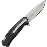 Elk Ridge Gentleman's Liner Lock ER A969BK - Assisted Opening, Satin 3Cr13 Stainless Blade, Black Wood Handle by Elk Ridge