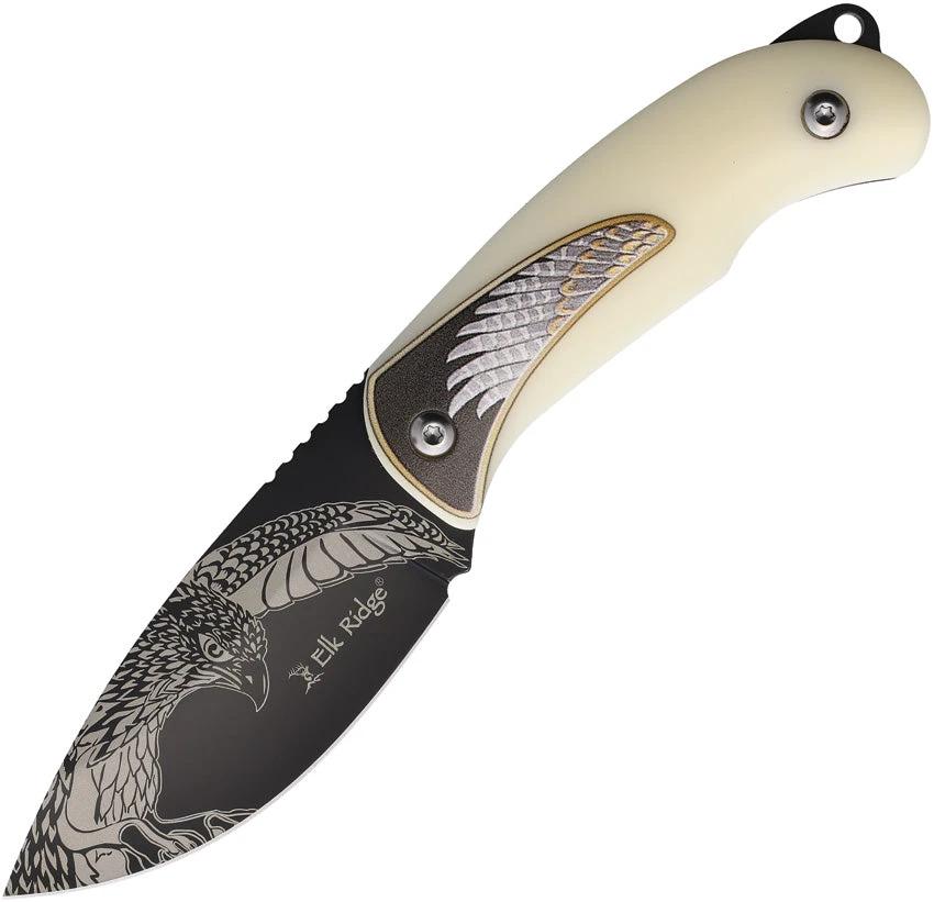 Elk Ridge Fixed Blade POM ER-FIX112BN by Elk Ridge