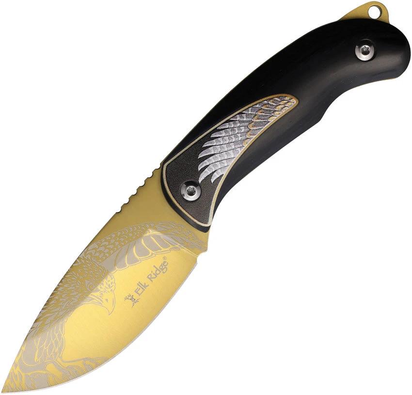 Elk Ridge Fixed Blade Gold ER-FIX112TN by Elk Ridge