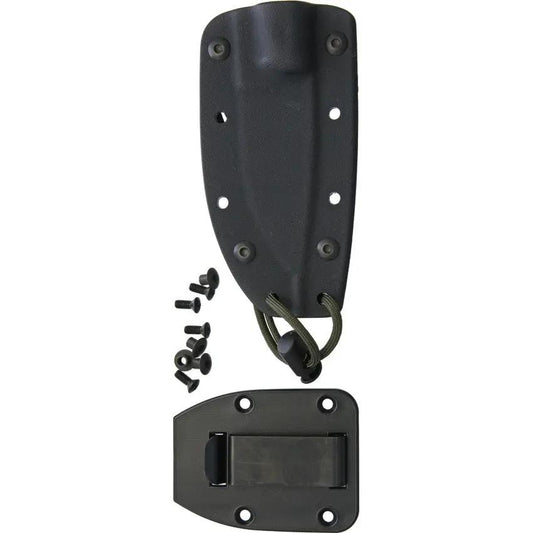 ESEE Model 3 Fixed Blade Knife Full Tang 1095 High Carbon Drop Point USA Made Green Canvas Micarta Handle Outdoorsmen by ESEE