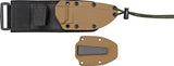 ESEE Model 3 Partially Serrated 1095HC Blade Knife With Full Tang And MOLLE Compatible Sheath For Survivalists by ESEE