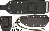 ESEE Model 4 Knife Full Tang Survival Knife with Black Micarta Handle MOLLE Sheath USA by ESEE