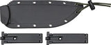 ESEE Model 6 Plain Edge Rugged Survival Knife 1095 Carbon Steel Full Tang Micarta Handles USA Made For Outdoorsmen by ESEE
