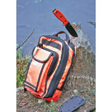 ESEE Advanced Survival Kit Orange For Outdoor Adventurers Complete Gear Set With Detachable Map Case And Fire Starters by ESEE