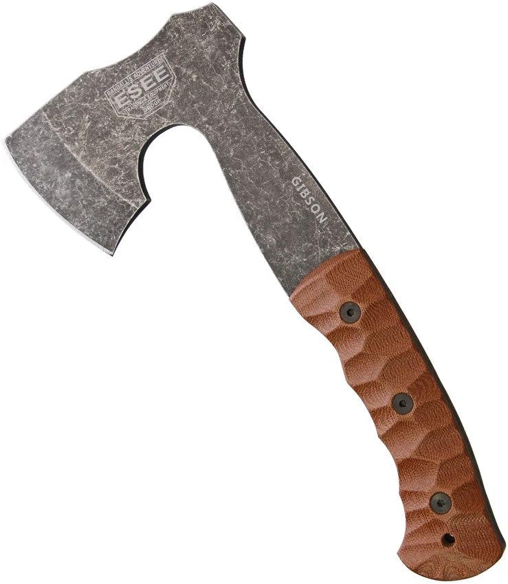 ESEE Gibson Axe Bearded Viking Survivalist With 1095HC Steel Full Tang Micarta Handle by ESEE