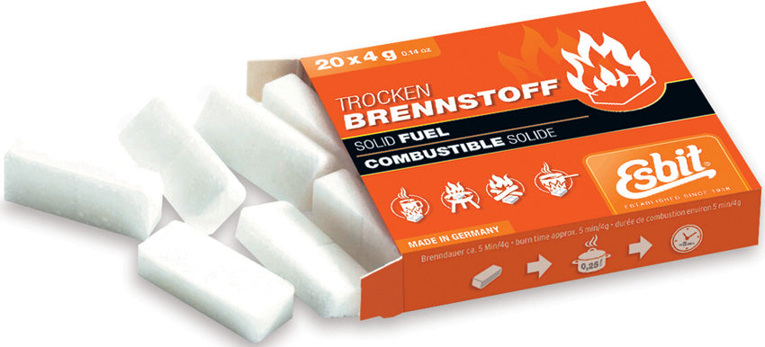 Esbit Solid Fuel Tablets ORMD E-FUEL-20X4