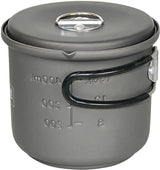 Esbit Solid Fuel Cookset ESB87013 - Compact Hard Anodized Aluminum Pot with Built in Wind Deflector by Esbit